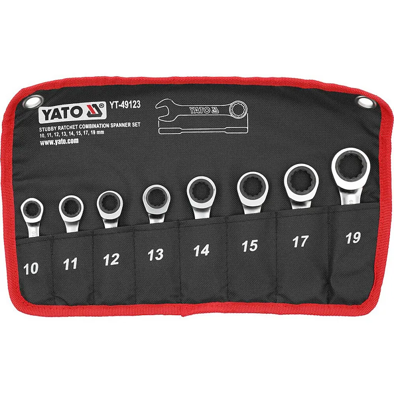 Набір ключів комбінованих Yato 8 шт. (YT-49123) фото
