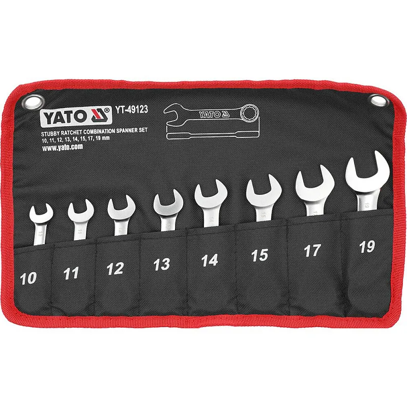 Набір ключів комбінованих Yato 8 шт. (YT-49123) фото