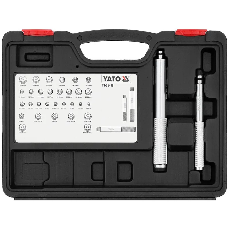 Набор для монтажа подшипников и уплотнений Yato 33 шт. (YT-25418) фото