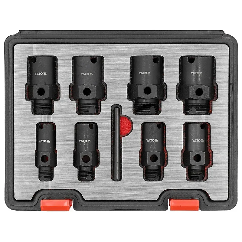 Набір для ремонту зовнішнього та внутрішнього різьблення Yato 9 шт. (YT-17600) фото