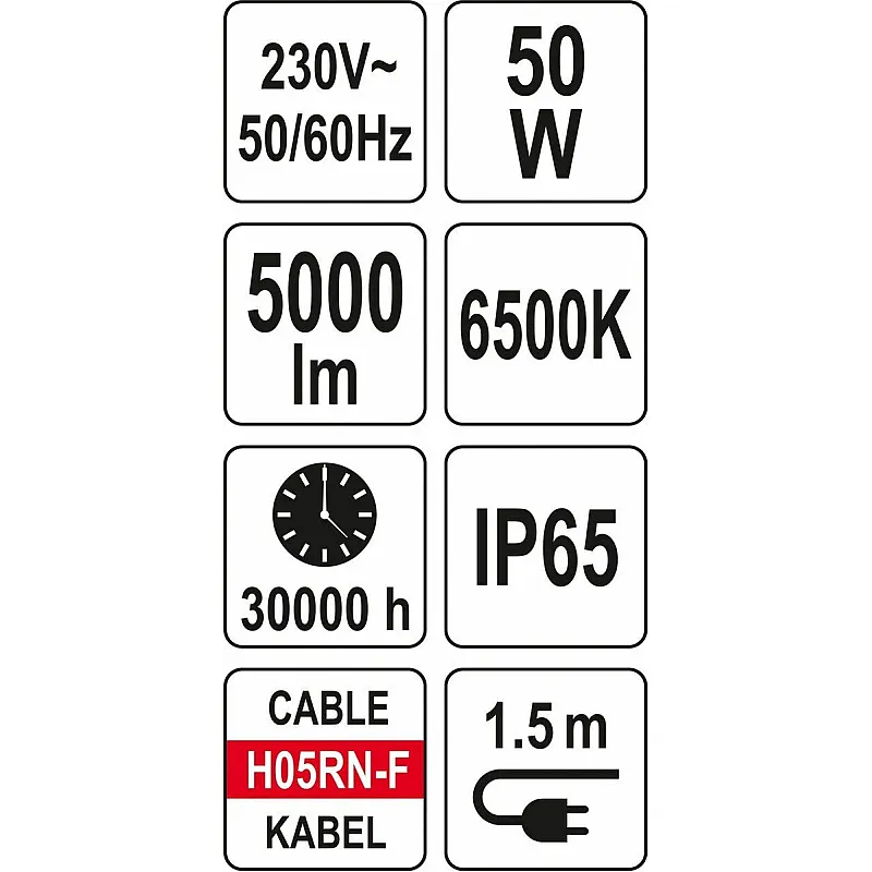 Переносний прожектор Yato (YT-81839) фото