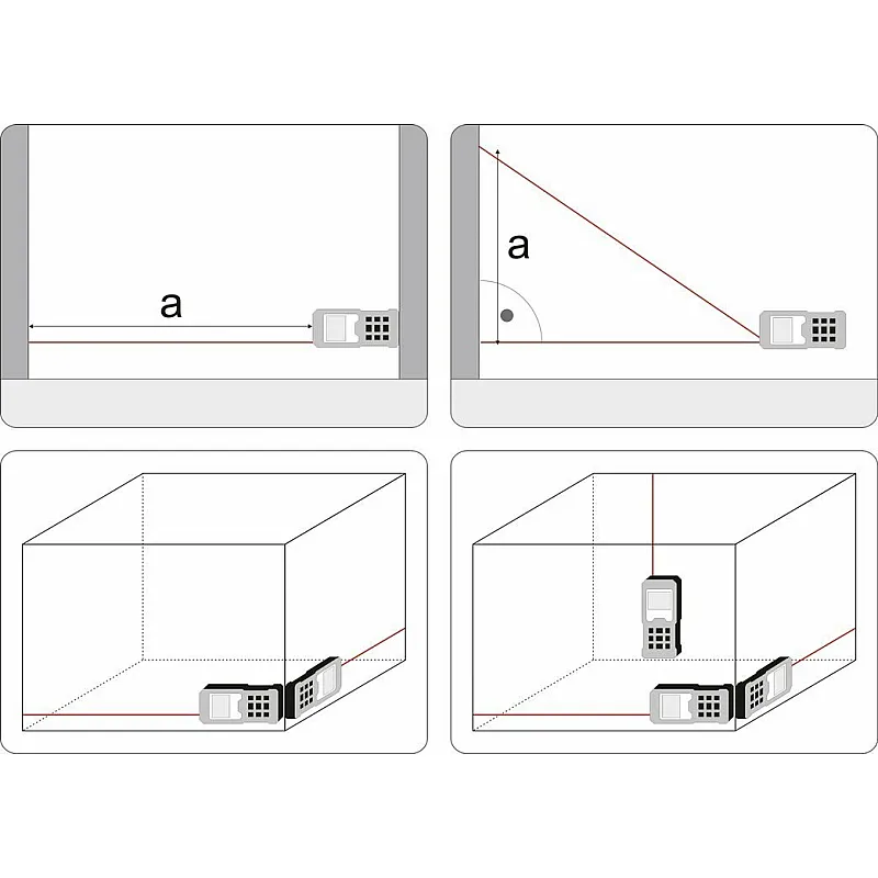 Дальномер лазерный VOREL 0.2х100 м (81795) фото