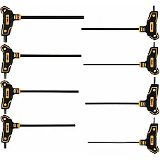 Набір ключів шестигранних VOREL HEX 2.5х10х100х200 мм, Cr-V 6150" 8 шт (56649)
