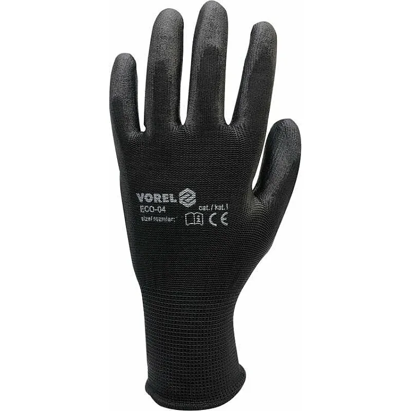 Перчатки VOREL размер 9 Черные (74079) фото