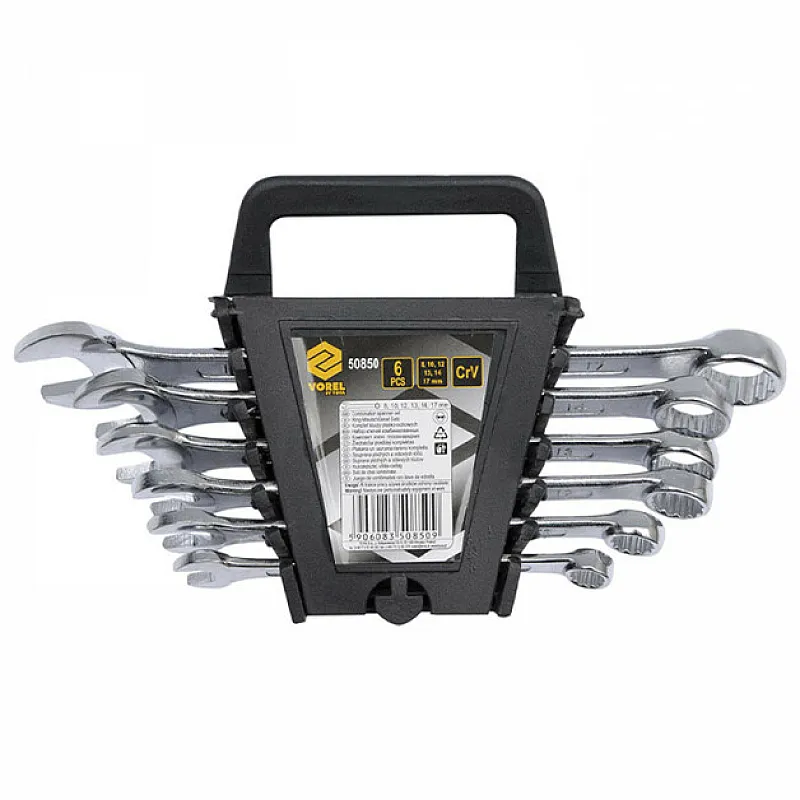 Набір ключів ріжково-накидних VOREL 50850 фото
