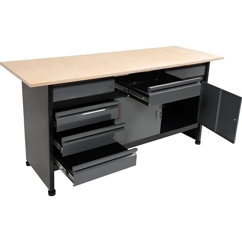 Стіл для майстерні VOREL, 1700х600х840 мм (58456) фото