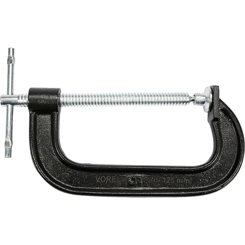 Струбцина VOREL l= 125 мм (38433) фото
