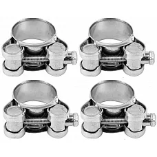 Хомут сталевий з гвинтовим затиском VOREL GBS W1 25-27/18 мм, оцинкований (73790)