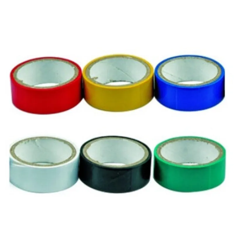 Ізолента VOREL, 0.13 мм х 19 мм х 3 м, 6 шт. (75060) фото