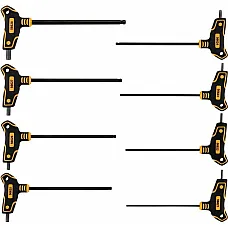 Набір ключів шестигранних із кульовим наконечником VOREL HEX 2.5х10х100х200 мм" 8 шт (56629)