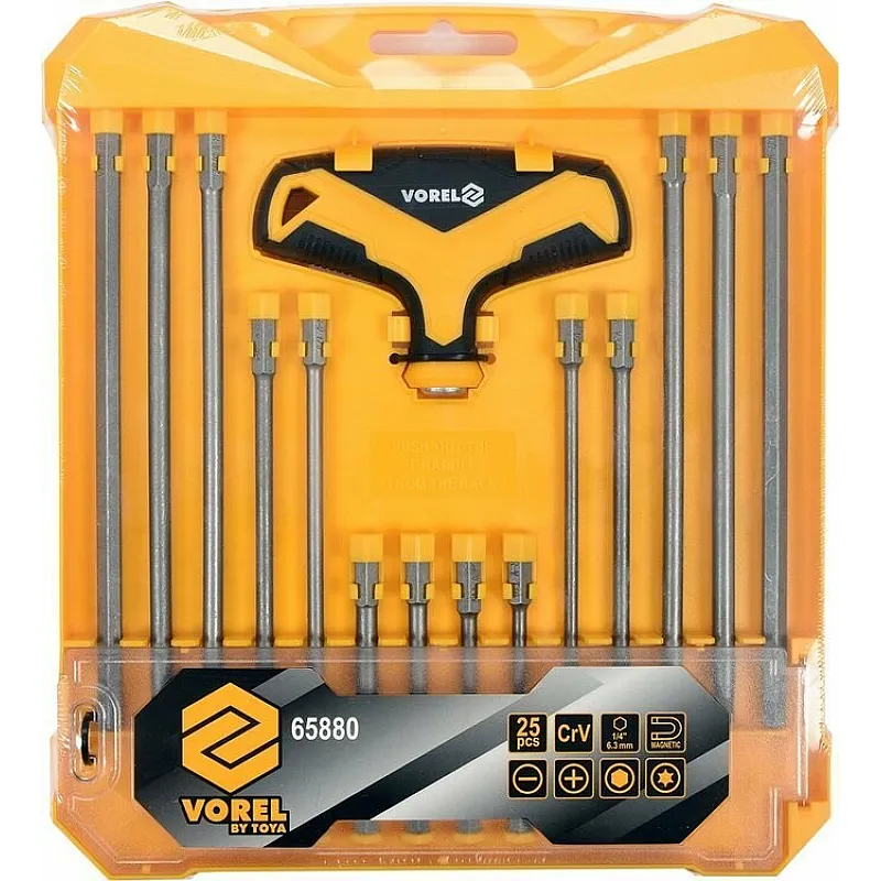 Викруткові насадки VOREL 65880 фото