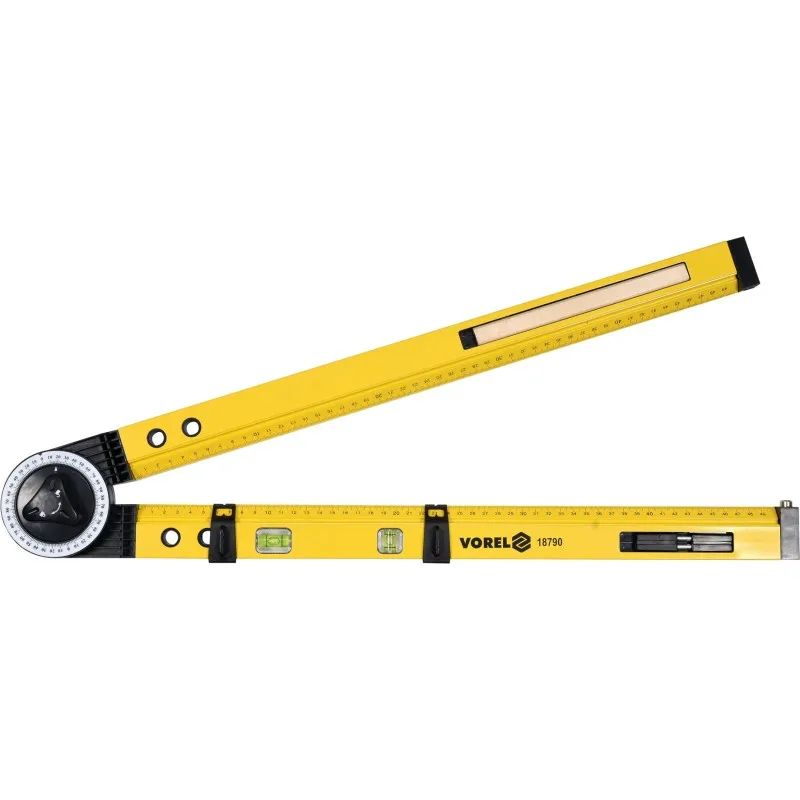 Кутомір регулювальний алюмінієвий VOREL 630 мм (18790) фото