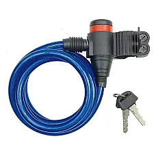 Замок велосипедный VOREL 10 мм, 1200 мм (77834)