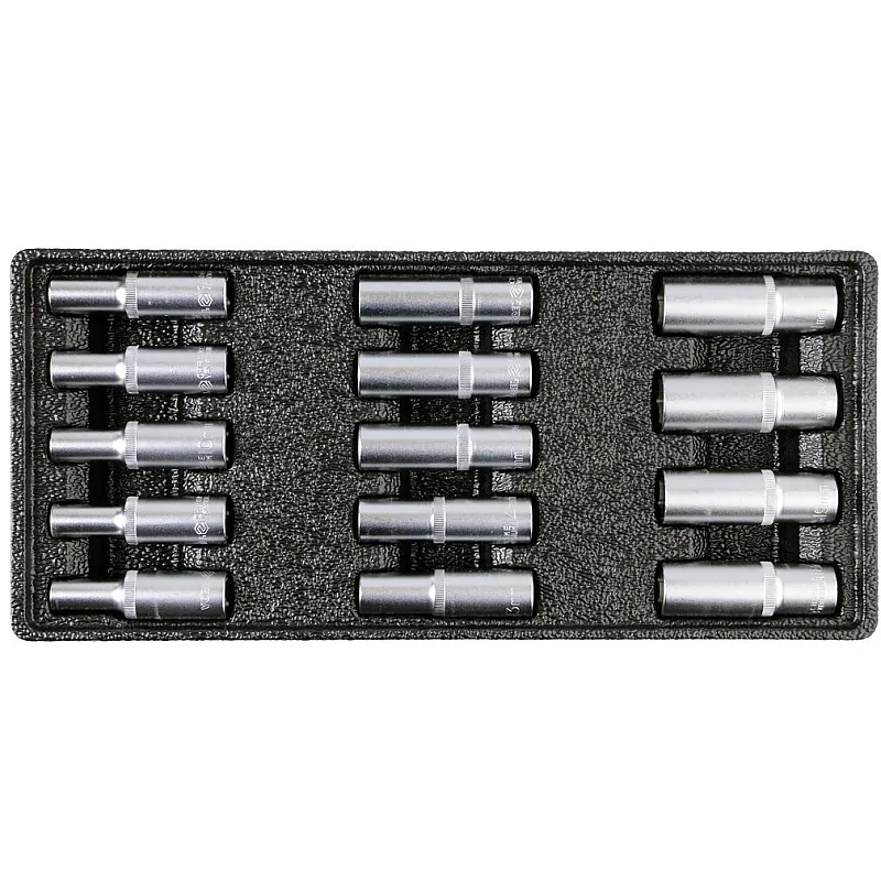 Інструментальний візок з набором інструменту VOREL 177 шт CrV (58540) фото