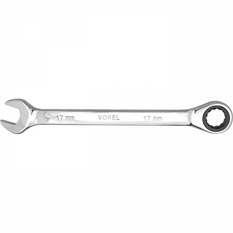 Ключ рожково-накидной с трещоткой VOREL 52660 фото