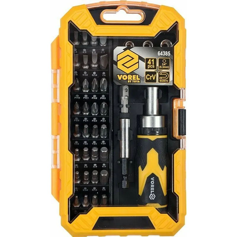 Викрутка реверсивна VOREL 1/4 (64385) фото