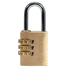 Замок навесной латунный VOREL 25 мм (77606)