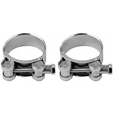 Хомут сталевий з гвинтовим затиском VOREL GBS W1 38-41/20 мм, оцинкований (73795)