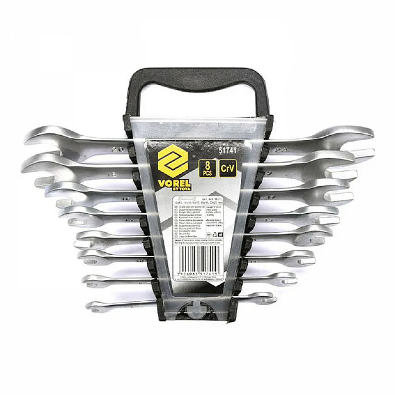 Набір ключів ріжкових VOREL 51741 фото