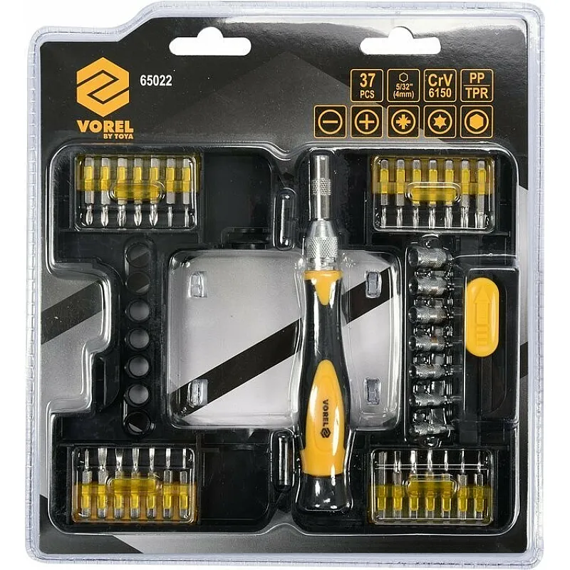 Викрутка реверсивна VOREL 65022 фото