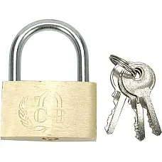 Замок навесной латунный VOREL 25 мм (77250)