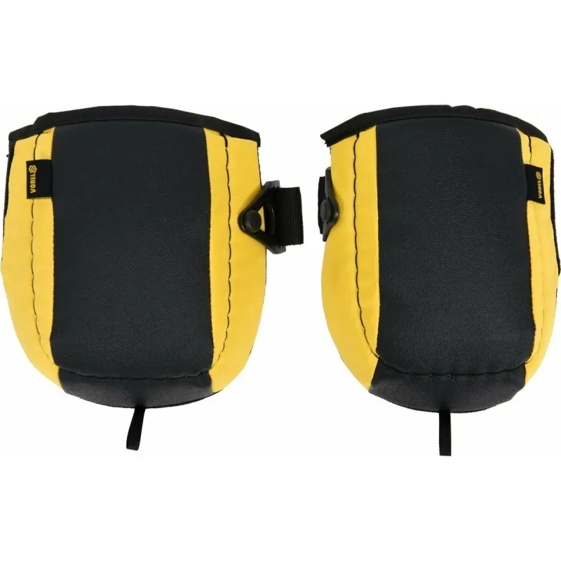 Наколінники захисні VOREL з поліетилену, жовто-чорні (74604) фото