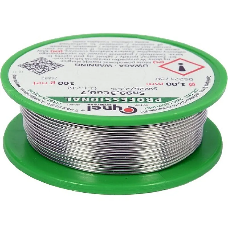 Припой без свинца VOREL CYNEL 1 мм 100 г (76852) фото