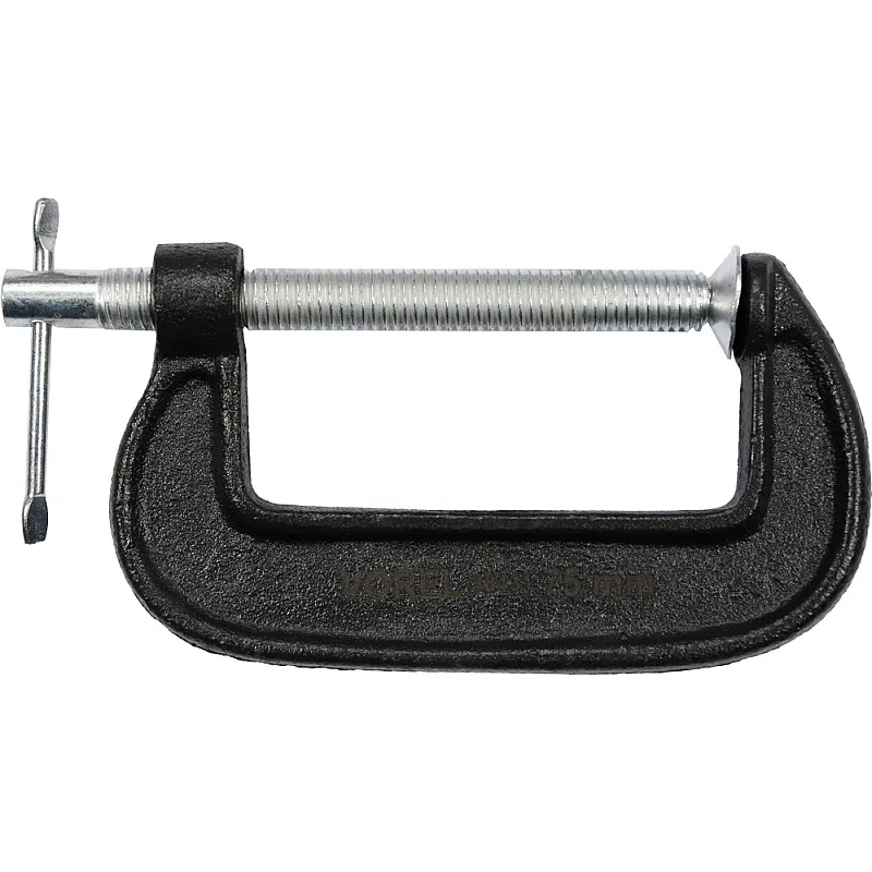 Струбцина VOREL l= 75 мм (38431) фото