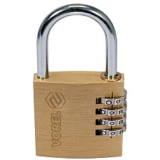 Замок навесной латунный VOREL 40 мм (77608)
