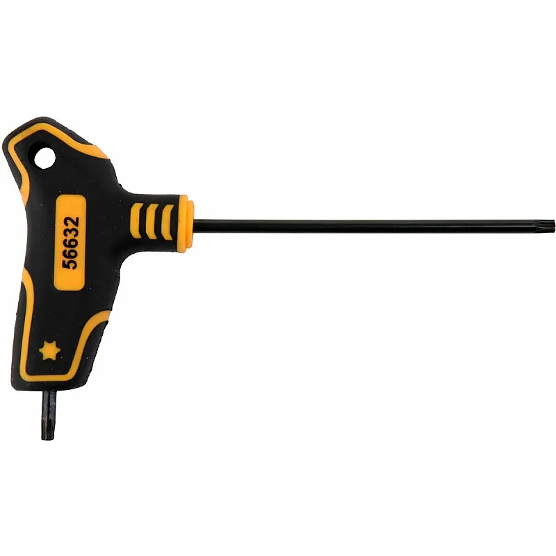 Ключ VOREL TORX Т20x100x72 мм, Cr-V 6150 (56632) фото