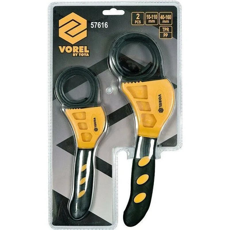 Ключі стрічкові для масляних фільтрів VOREL (57616) фото