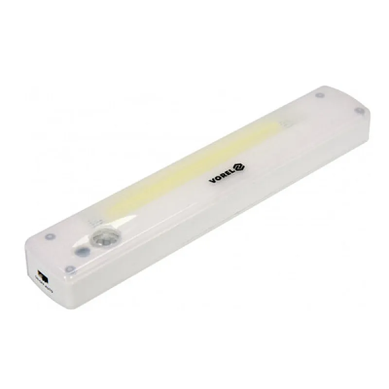 Лампа ночная з датчиком движения VOREL 3х ААА, 3 Вт, 120 Lm, с магнитом (82830) фото