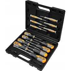 Набір викруток та викруткових насадок VOREL Cr-V 32 шт. у футлярі (60785)