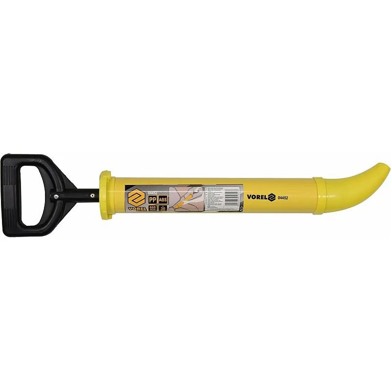 Шприц для нанесення будівельних сумішей VOREL 660х60х30 мм (4452) фото