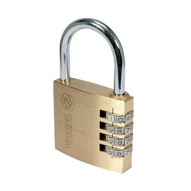 Замок навесной латунный VOREL 50 мм (77609) фото