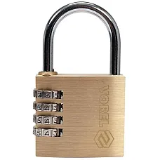 Замок навесной латунный VOREL 50 мм (77609)