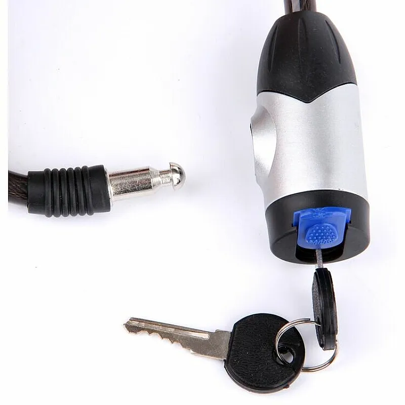 Велосипедний замок VOREL 10 мм, 1500 мм (77838) фото