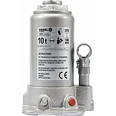 Домкрат гидравлический бутылочный VOREL 10 т 195х375 мм (80052)