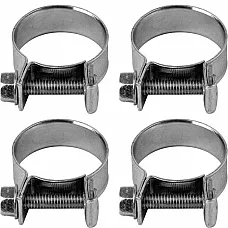 Хомут сталевий з гвинтовим затиском VOREL 20х22х9 мм, W1 (73786)