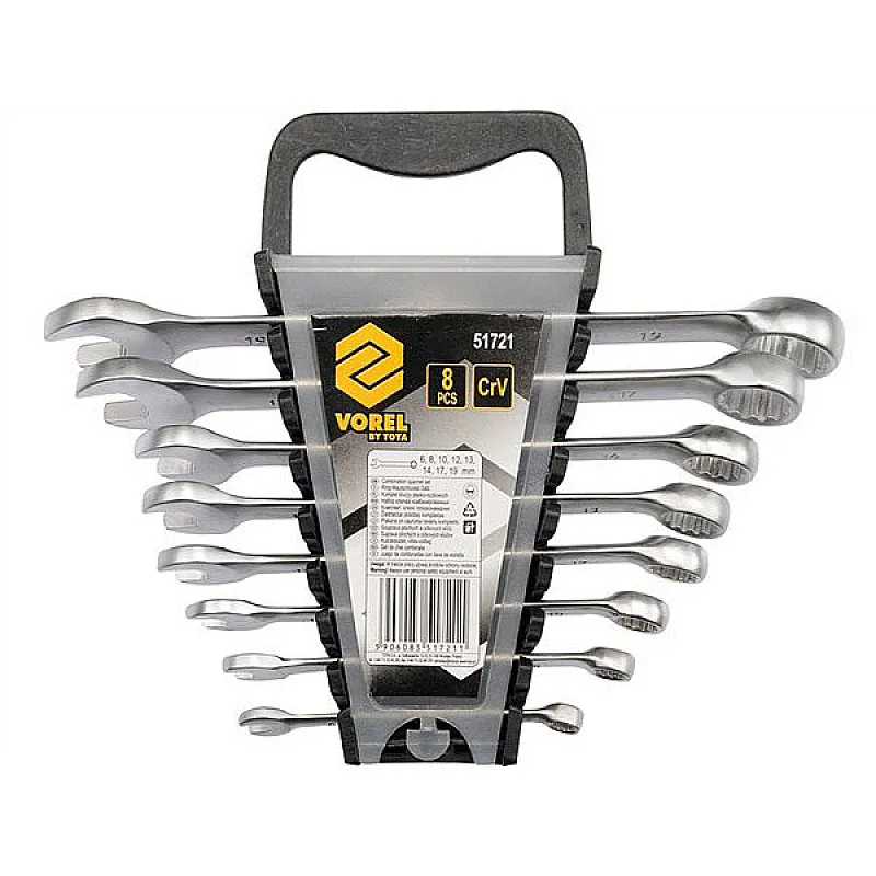 Набір ключів комбінованих VOREL 51721 фото