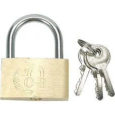 Замок навесной латунный VOREL 30 мм (77300)