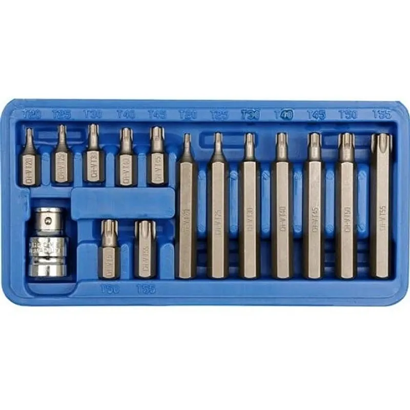 Набір біт VOREL 15 шт. (66580) фото