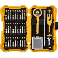 Викрутка реверсивна VOREL 1/4" 38 елементів (65025)