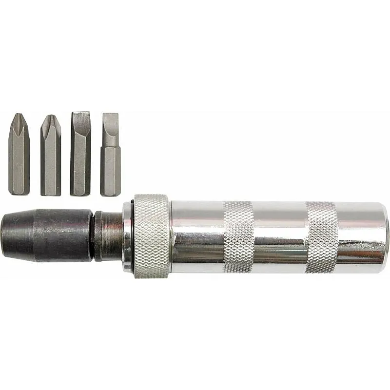 Ударна викрутка VOREL 4 насадки (65120) фото