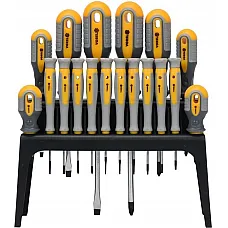 Набір викруток VOREL SL, PH, TORX, Cr-V 18 шт. (60781)