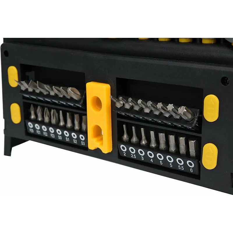 Набір викруток та викруткових насадок VOREL Cr-V 50 шт. (60780) фото