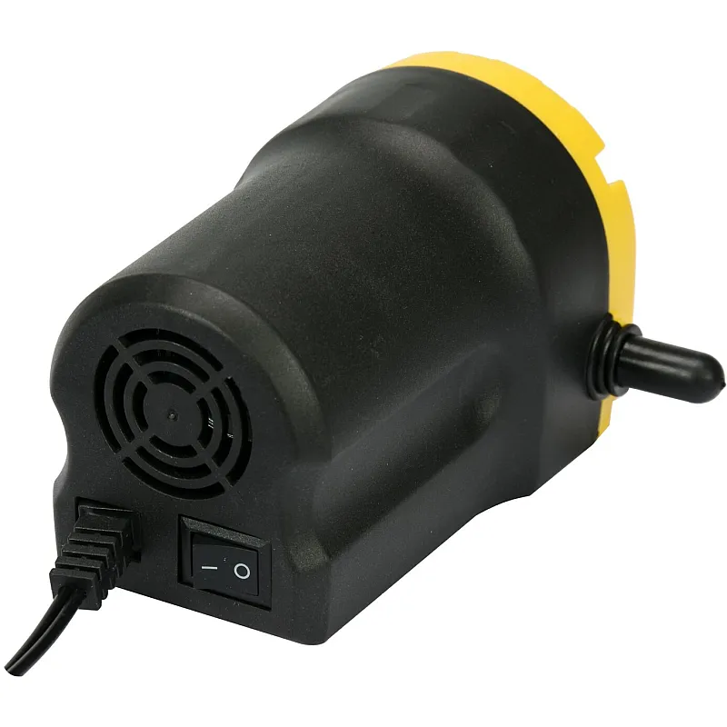 Насос для перекачування масла електричний VOREL живлення від акумулятора 12 В, 80 Вт (78007) фото