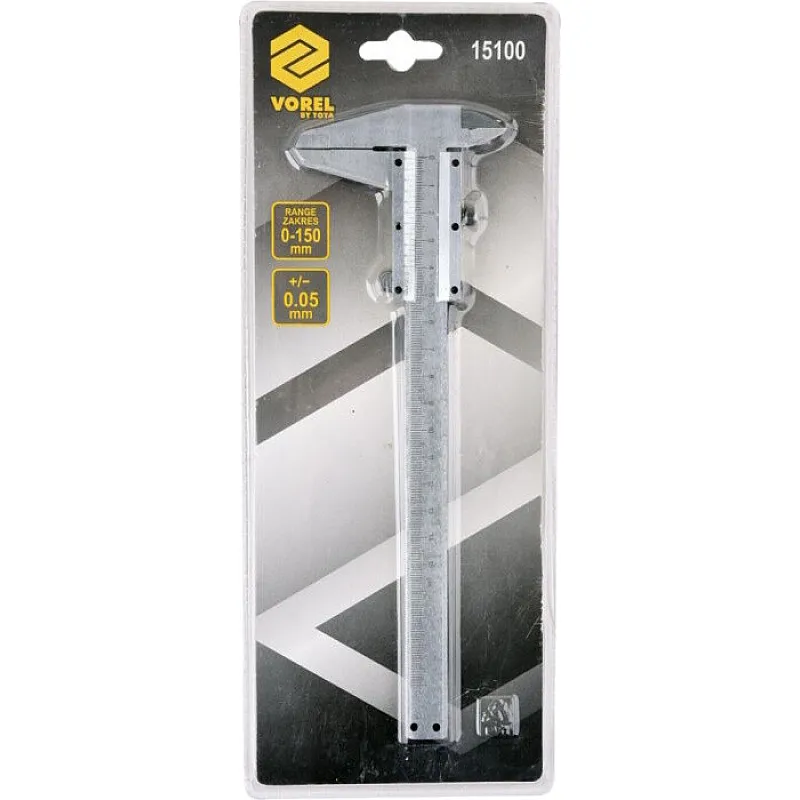 Штангенциркуль механический VOREL 150 мм (15100) фото
