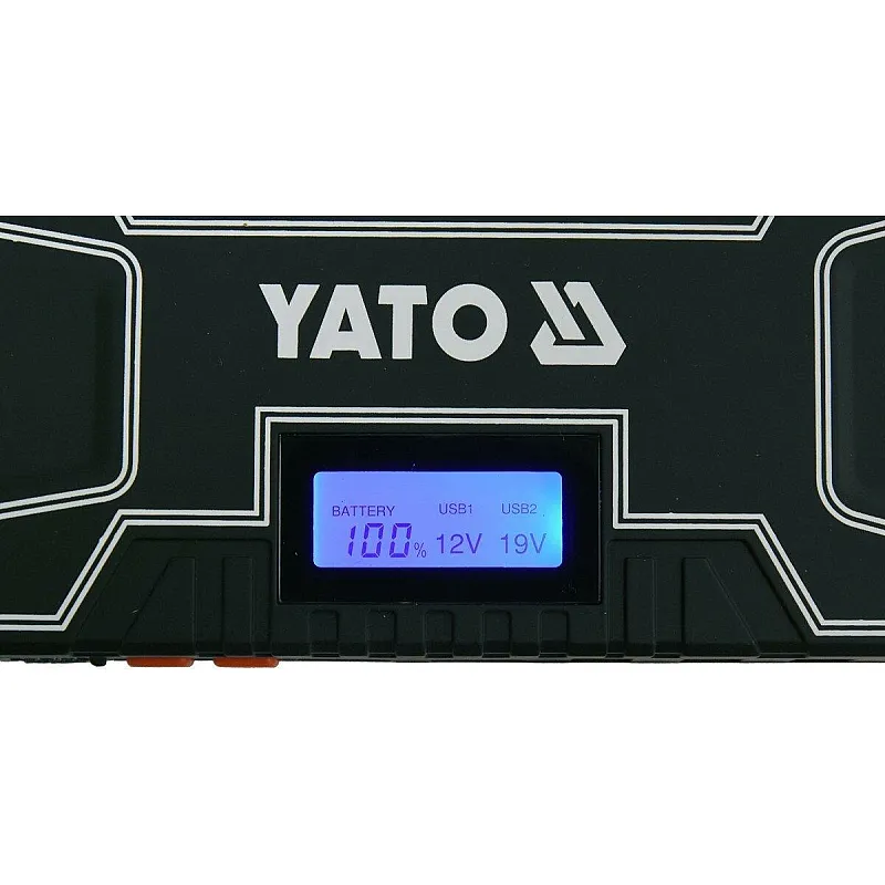 Автономний пусковий пристрій Yato 12 a/h LCD (YT-83082) фото