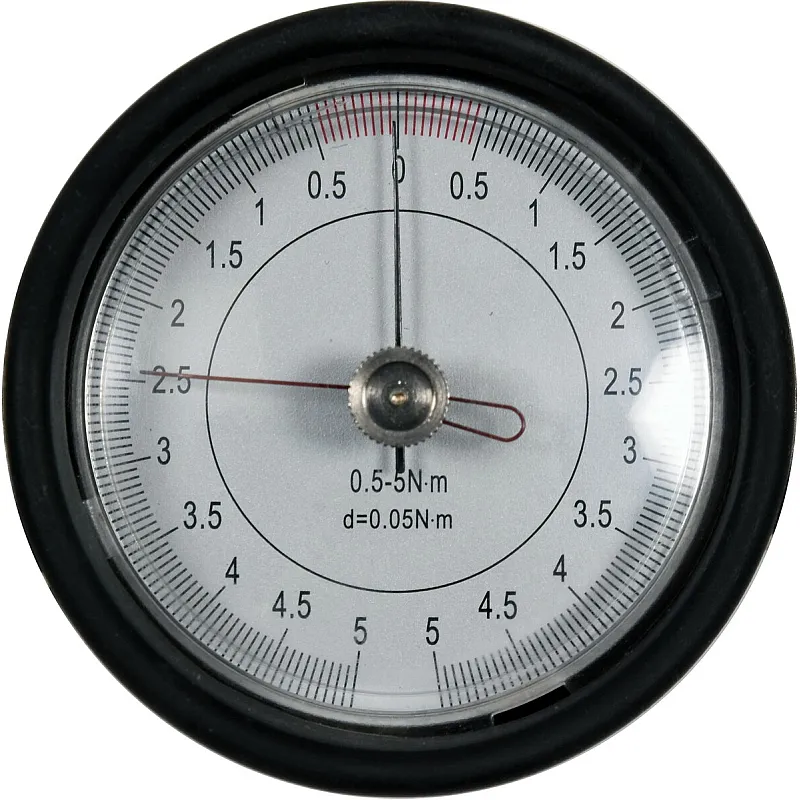 Динамометричний ключ Yato зі стрілочно-циферблатною шкалою 1/4 F 0,5-5 Нм (YT-07830) фото